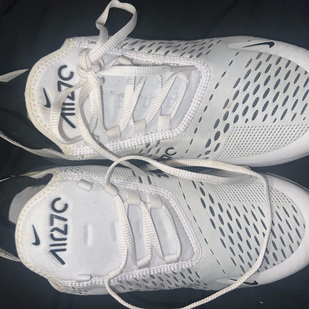 Nike Air Zoom White and Black Athletic Shoes